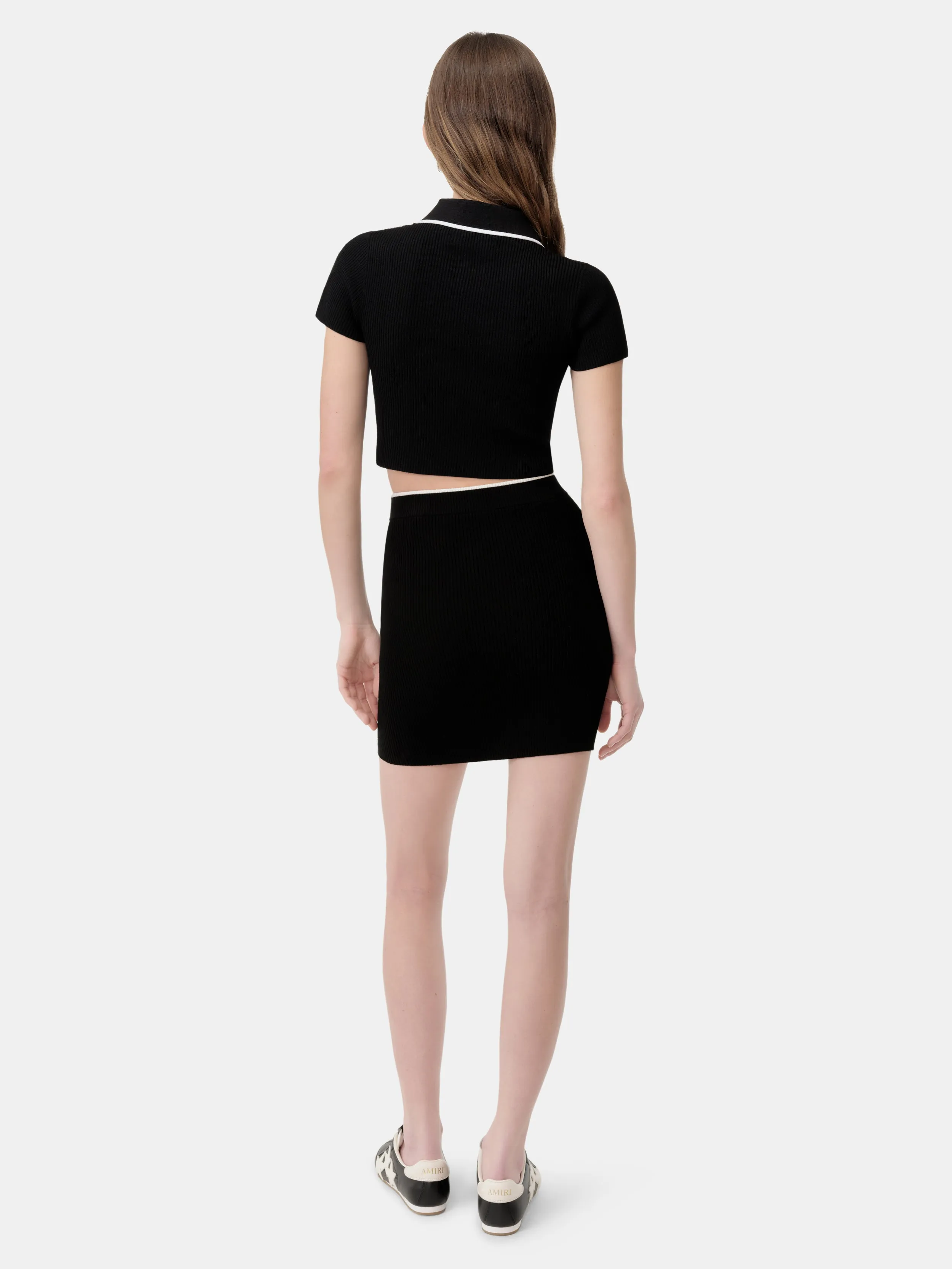 WOMEN - WOMEN'S MA POLO - Black sold by AMIRI product image thumbnail 5