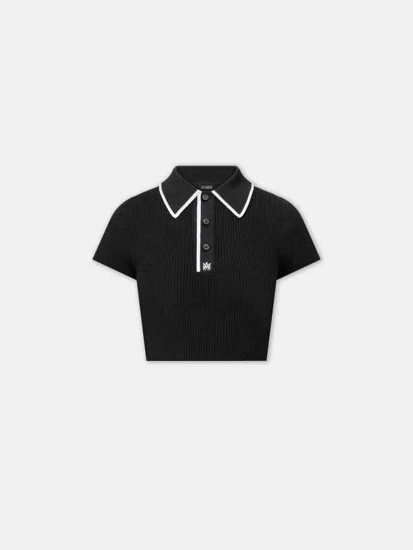 WOMEN - WOMEN'S MA POLO - Black sold by AMIRI