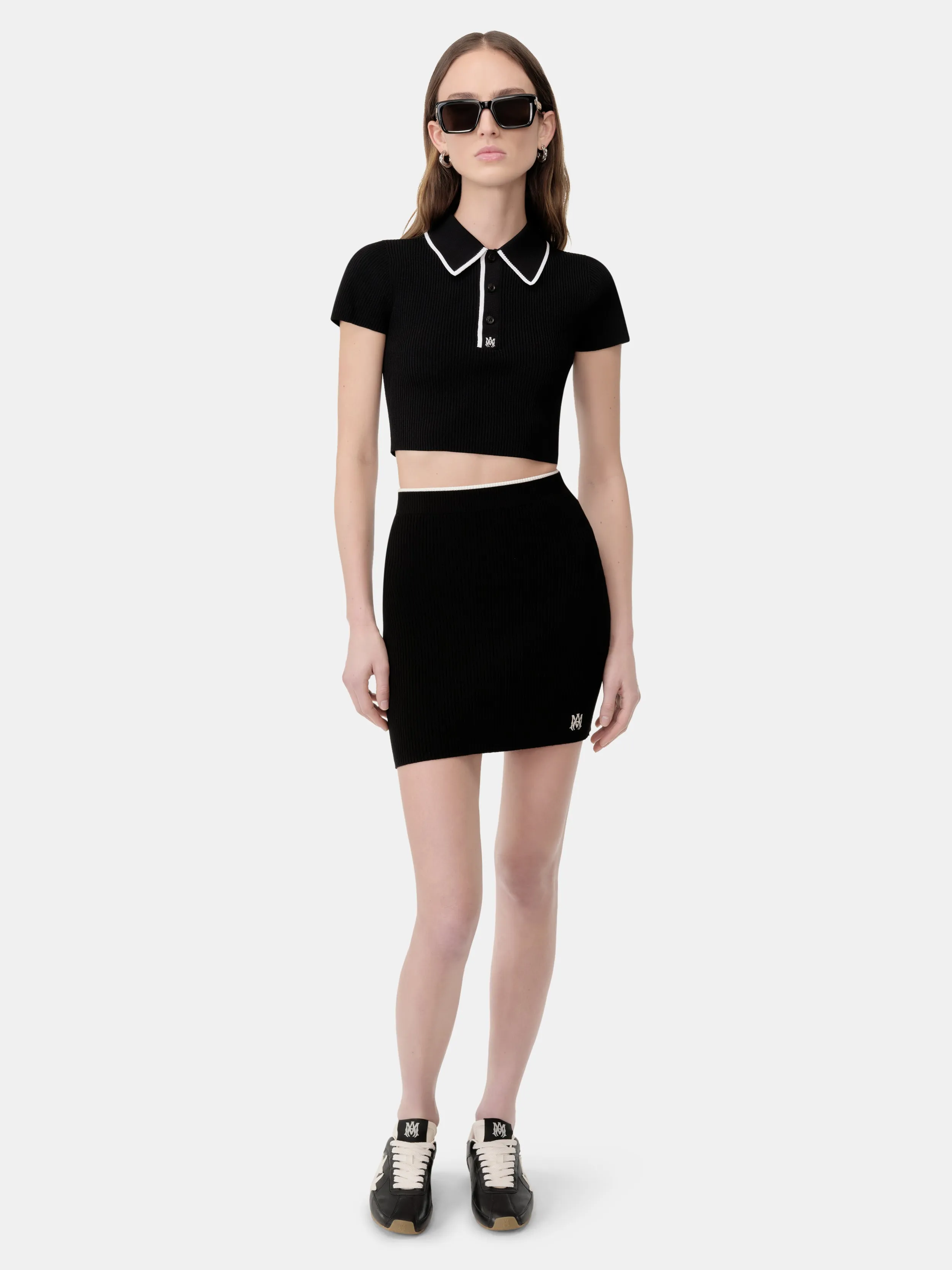 WOMEN - WOMEN'S MA POLO - Black sold by AMIRI product image thumbnail 2