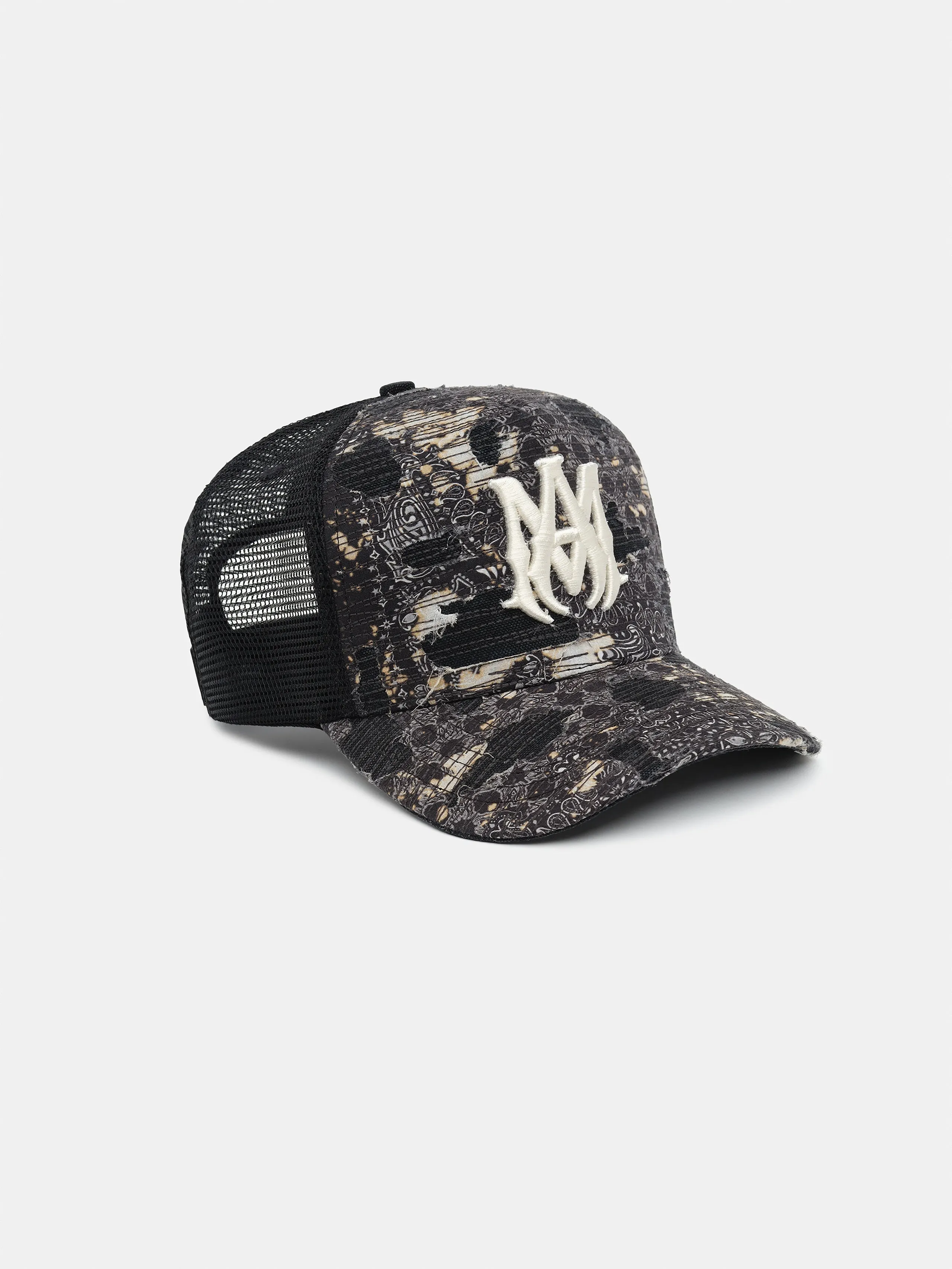BANDANA REPAIR TRUCKER HAT - Black sold by AMIRI product image thumbnail 2