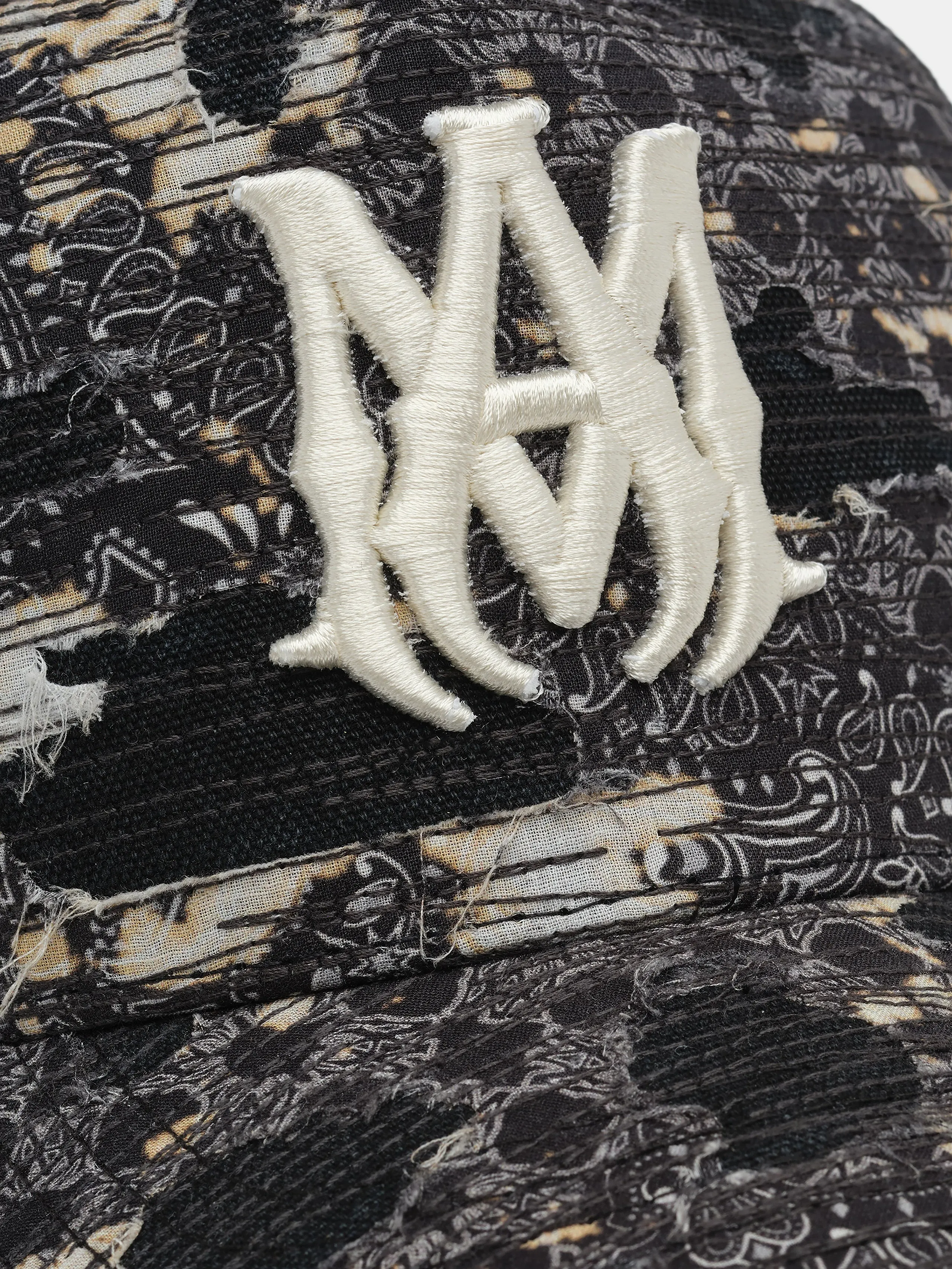BANDANA REPAIR TRUCKER HAT - Black sold by AMIRI product image thumbnail 4