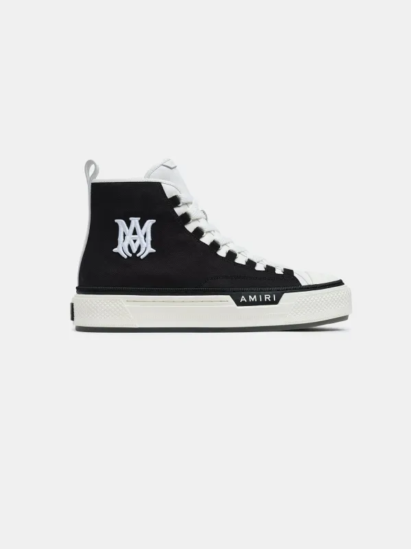WOMEN - WOMEN'S MA COURT HI - Black/White sold by AMIRI