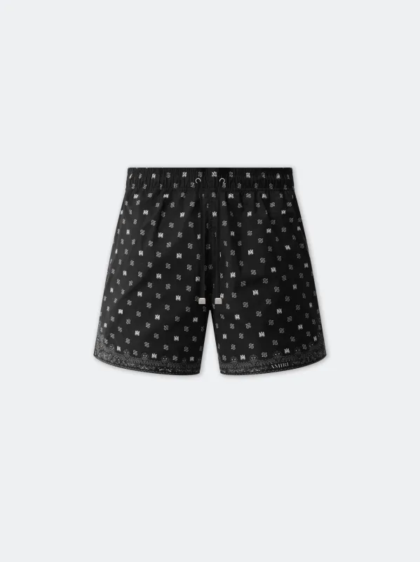 MA PAISLEY SWIM TRUNK - Black sold by AMIRI
