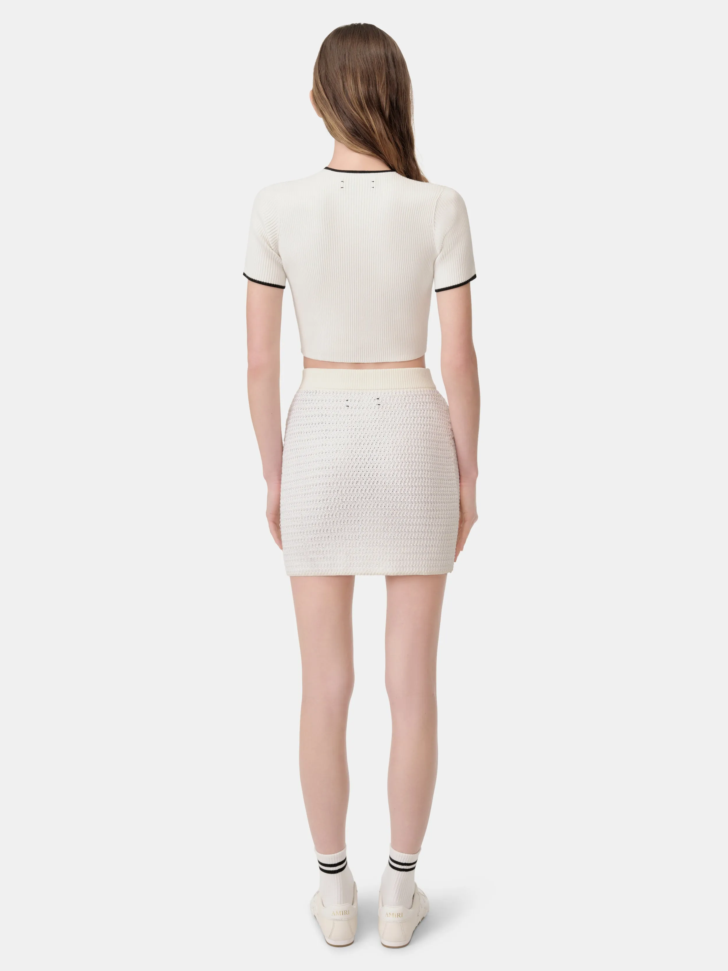 WOMEN - WOMEN'S MA MINI SKIRT - Ivory sold by AMIRI product image thumbnail 5