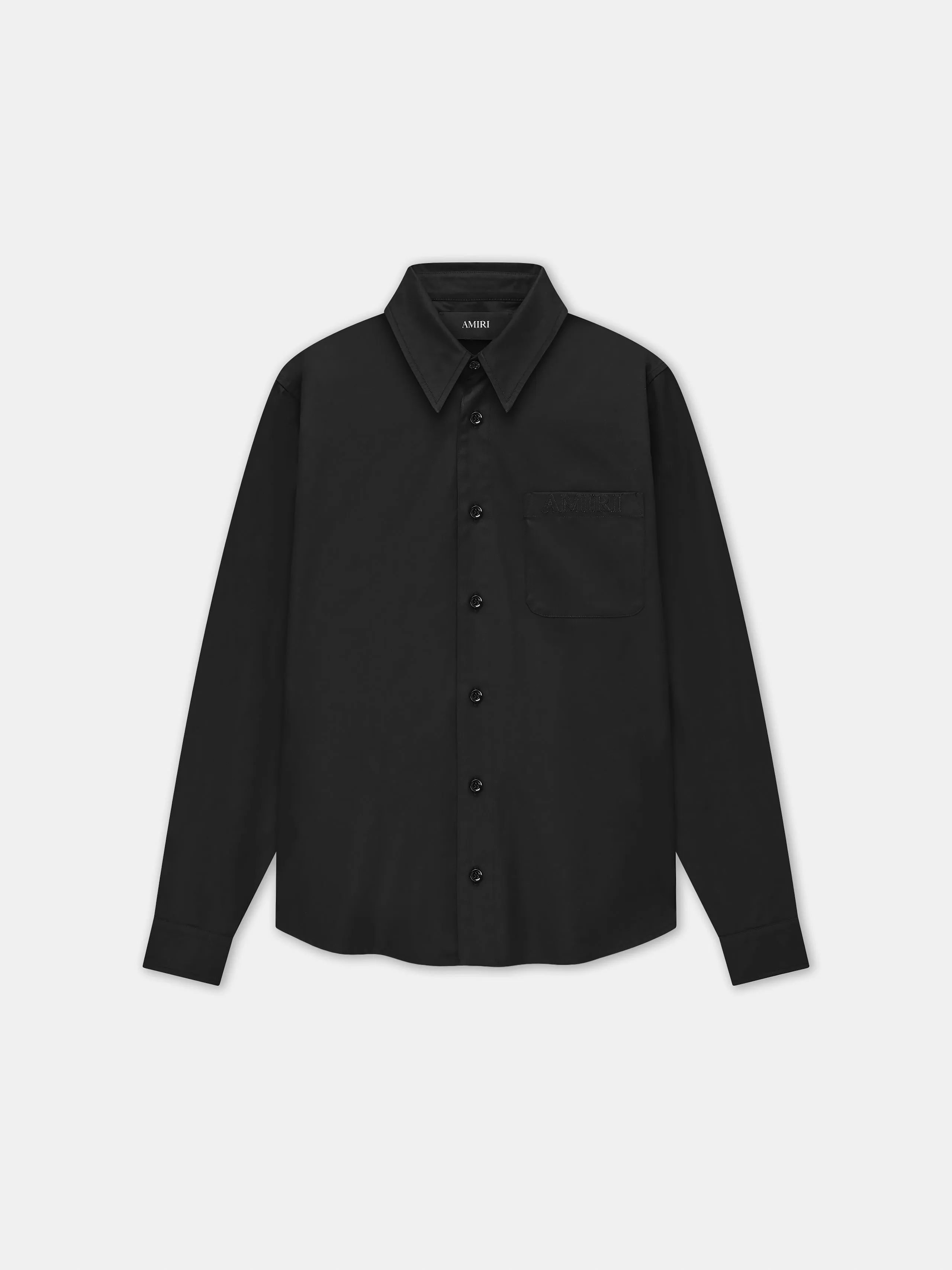 AMIRI LONG SLEEVE SHIRT - Black sold by AMIRI
