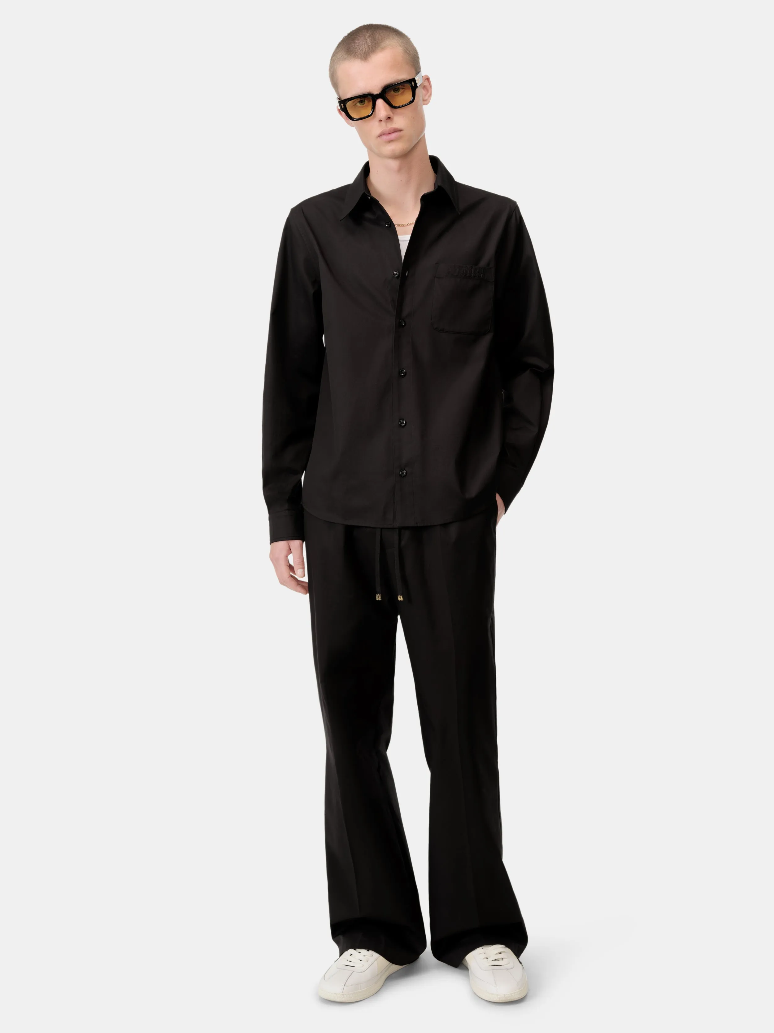AMIRI LONG SLEEVE SHIRT - Black sold by AMIRI product image thumbnail 2