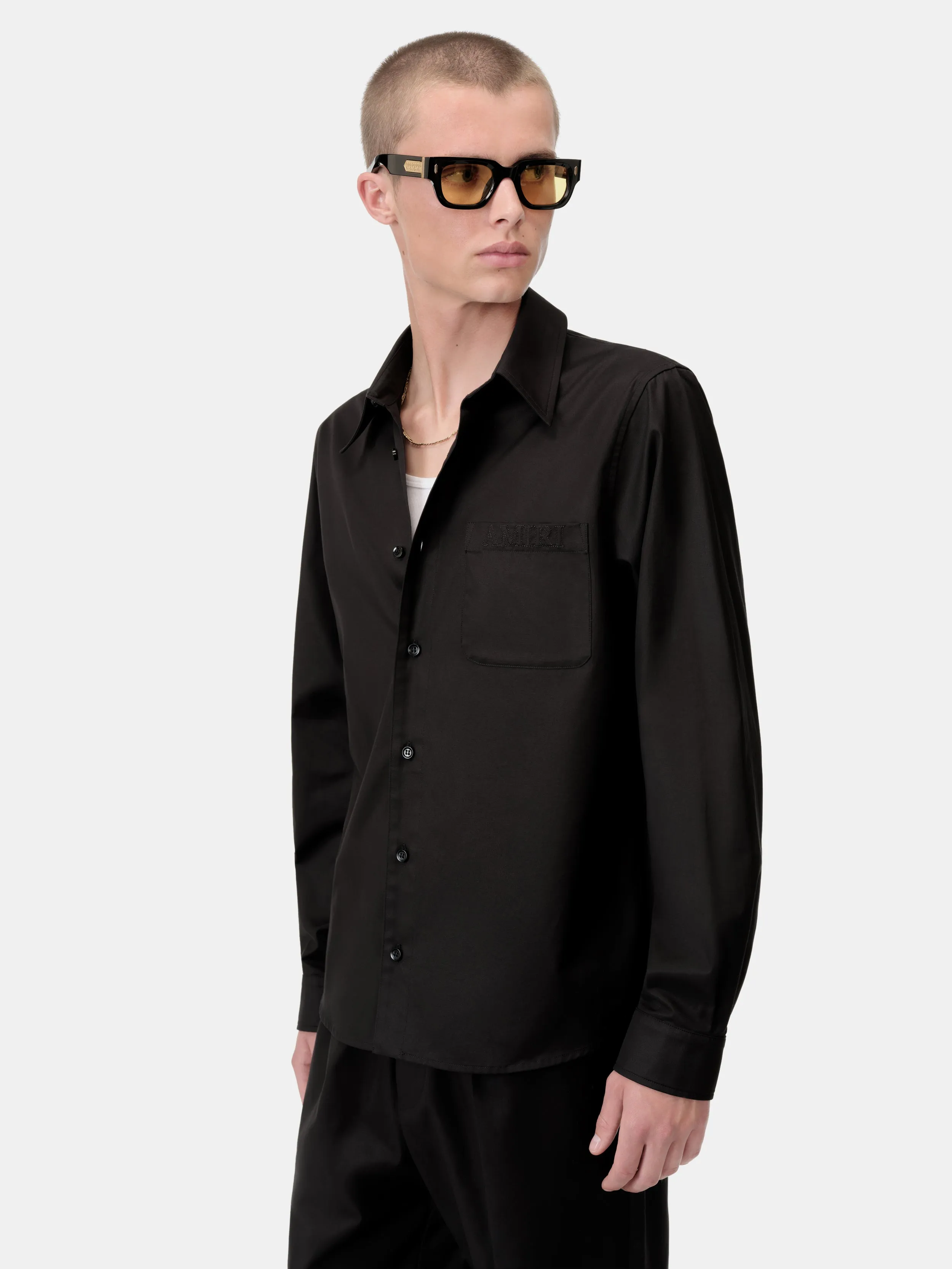 AMIRI LONG SLEEVE SHIRT - Black sold by AMIRI product image thumbnail 4