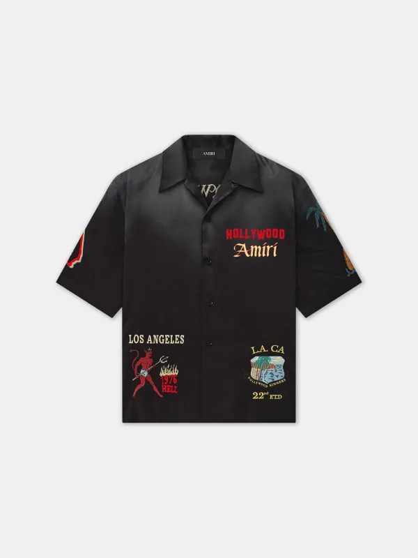 SINNERS CAMP SHIRT - Black made by AMIRI