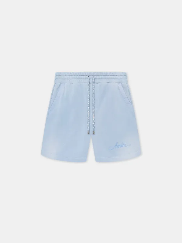BLEACH BANDANA SHORT - Ashley Blue sold by AMIRI