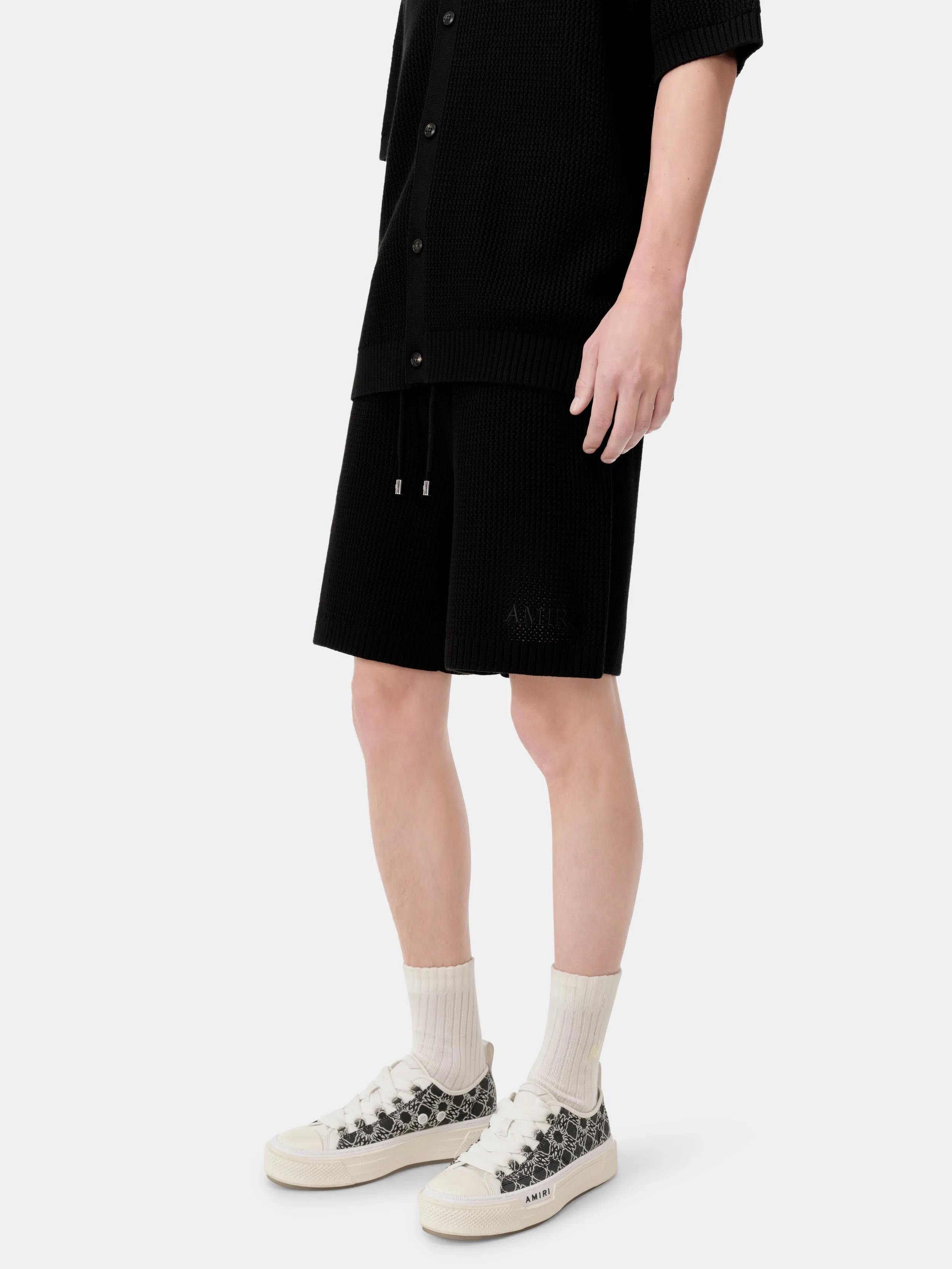 AMIRI CROCHET MESH SHORT - Black sold by AMIRI product image thumbnail 4
