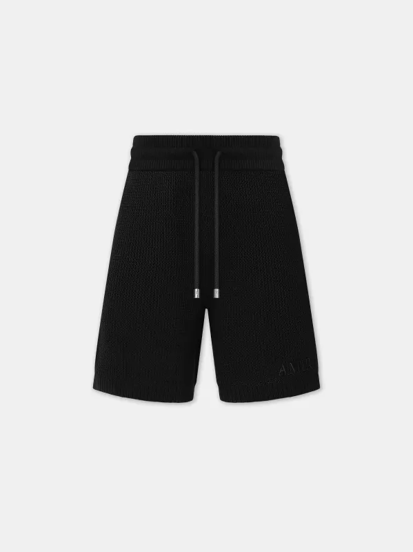 AMIRI CROCHET MESH SHORT - Black made by AMIRI