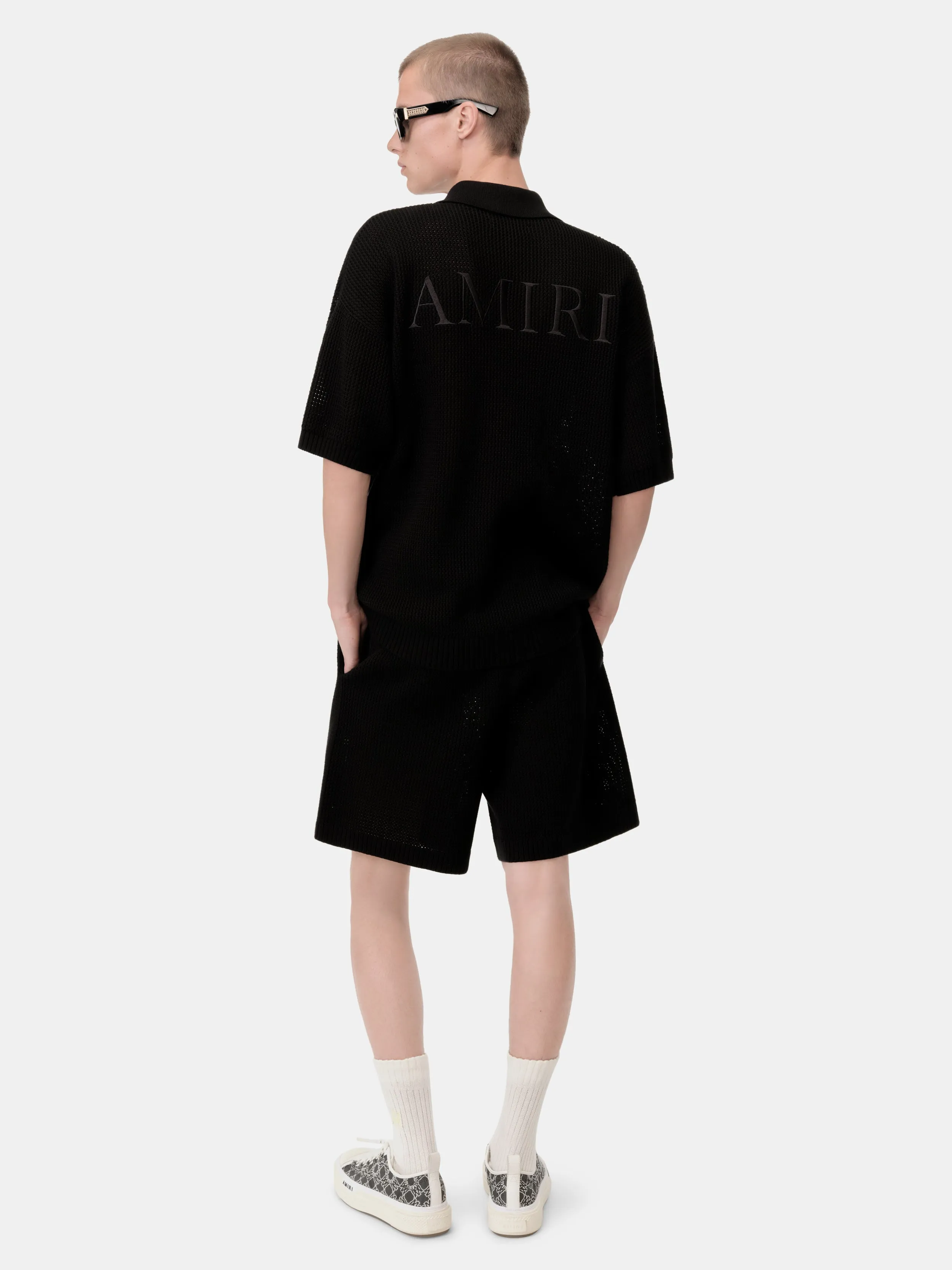 AMIRI CROCHET MESH SHORT - Black sold by AMIRI product image thumbnail 5