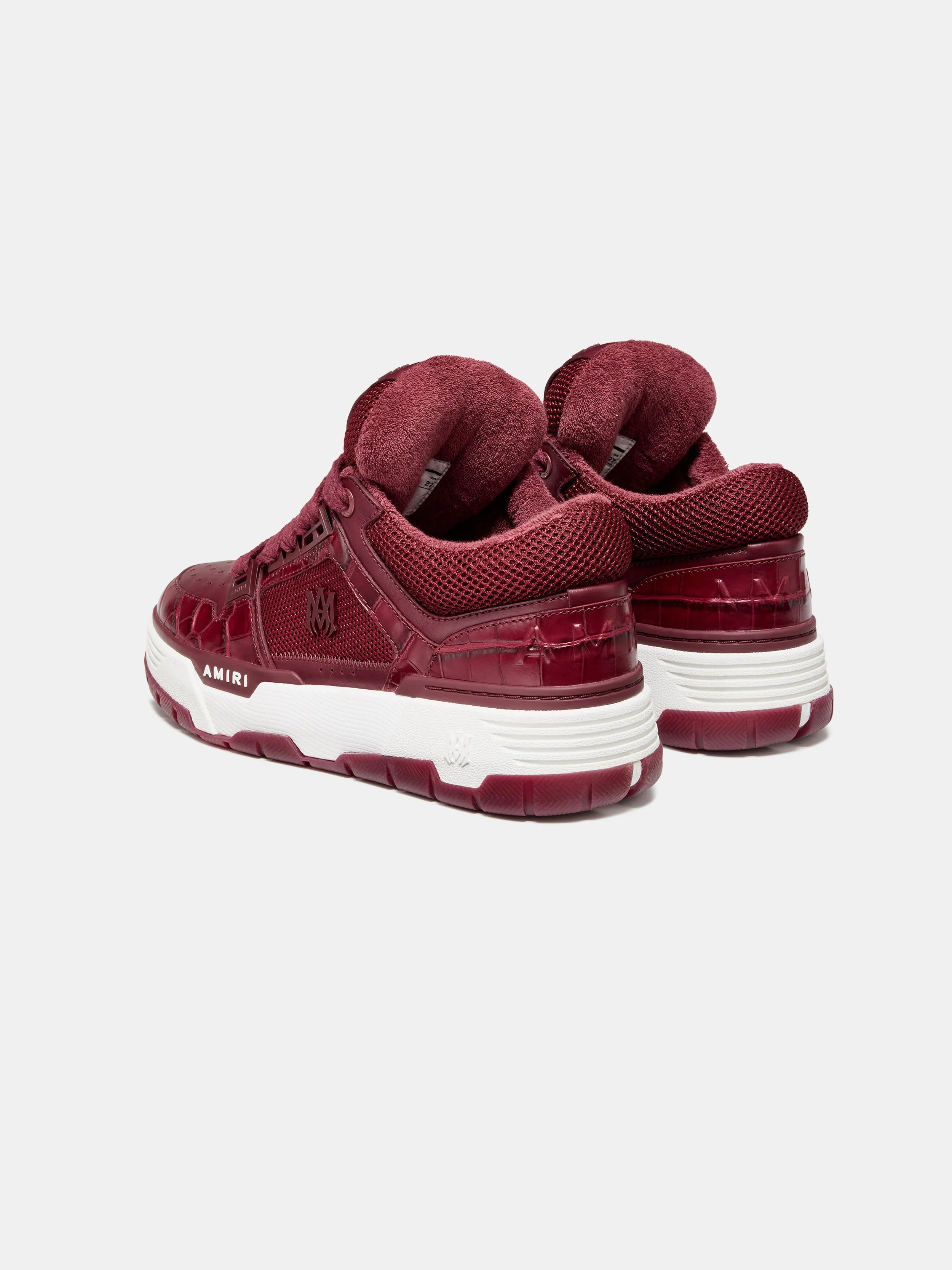 WOMEN - WOMEN'S CROC DEBOSSED MA-1 - WINE sold by AMIRI product image thumbnail 4