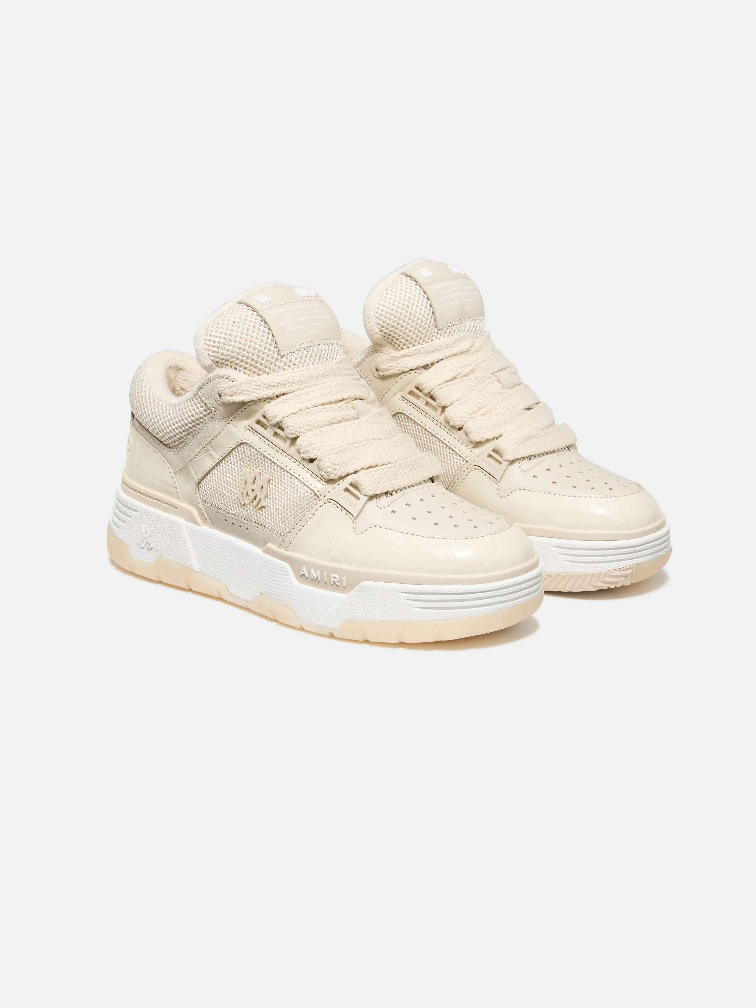 WOMEN - WOMEN'S CROC DEBOSSED MA-1 - ALABASTER sold by AMIRI product image thumbnail 2