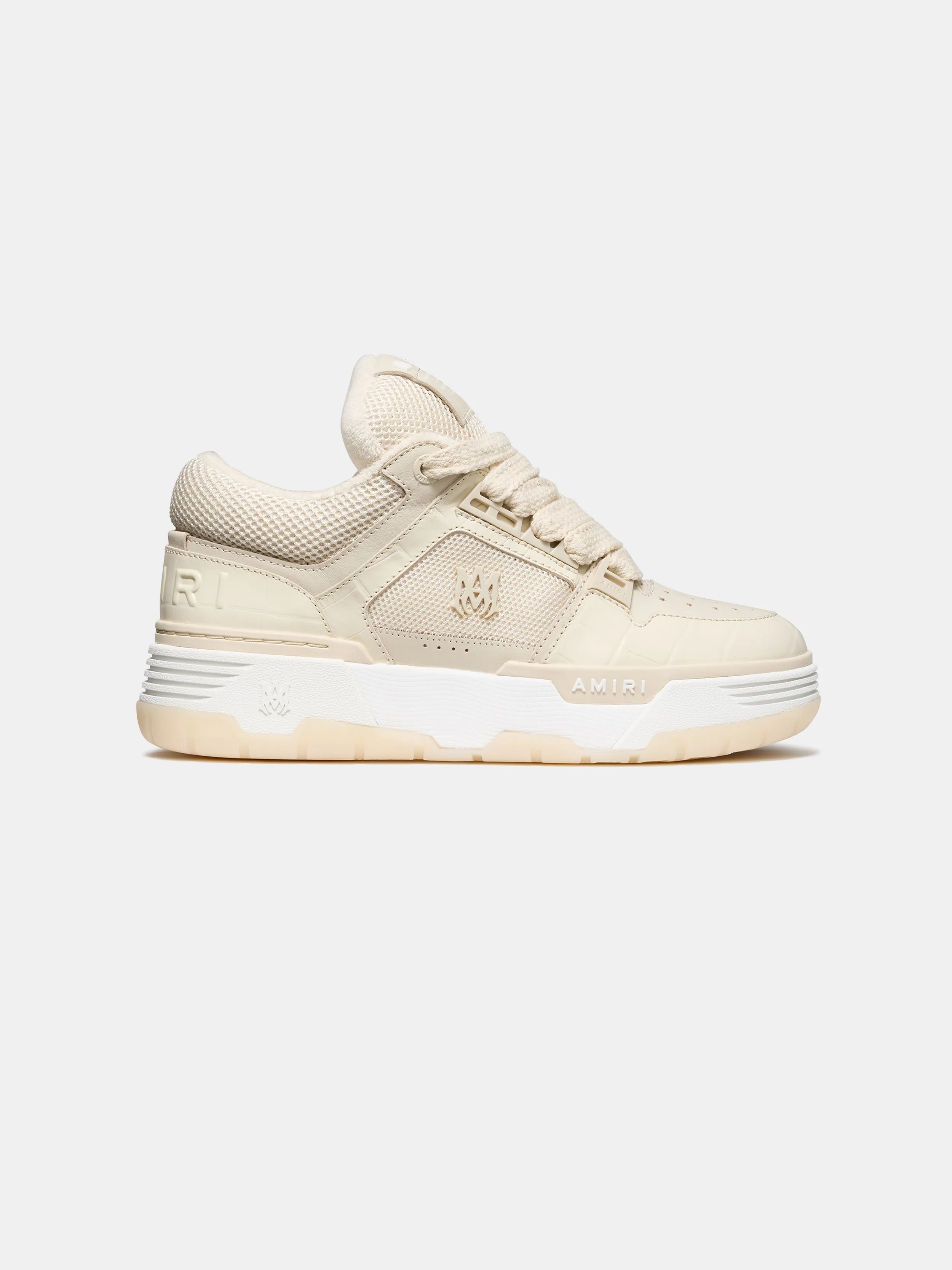 WOMEN - WOMEN'S CROC DEBOSSED MA-1 - ALABASTER sold by AMIRI