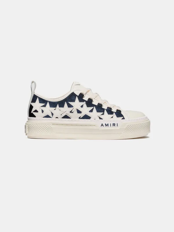 WOMEN - WOMEN'S DENIM STARS COURT LOW - WET SHIMMER sold by AMIRI