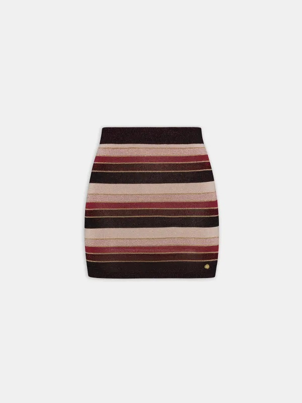 WOMEN - WOMEN'S MA STRIPED SKIRT - RED sold by AMIRI