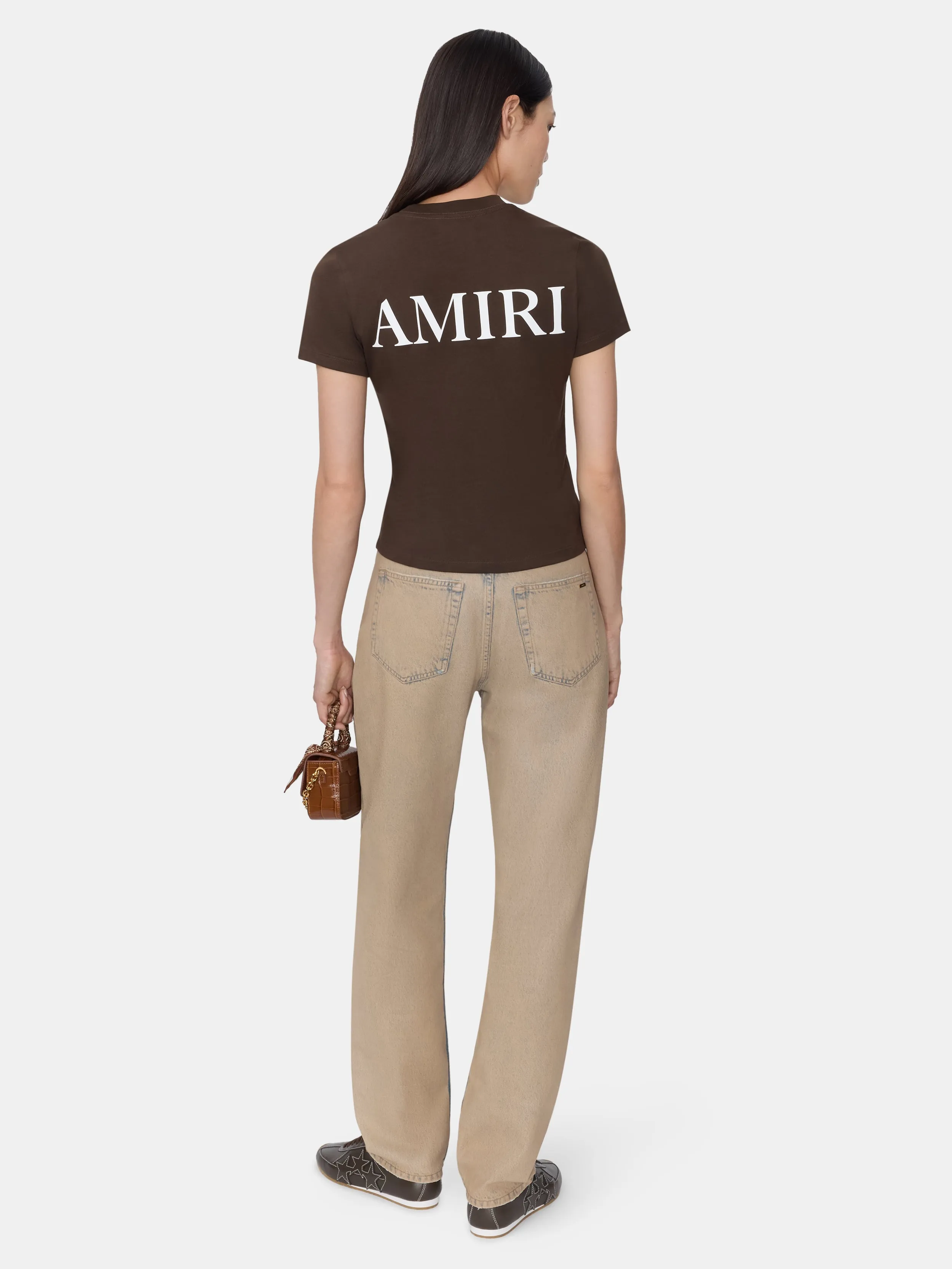 WOMEN - WOMEN'S MA CORE LOGO TEE - BROWN sold by AMIRI product image thumbnail 4