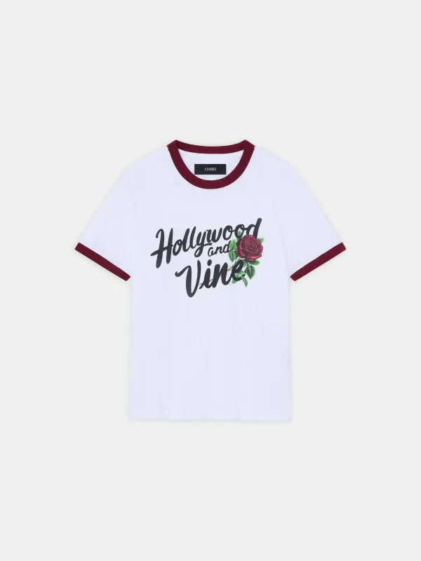 WOMEN - WOMEN'S ROSE RINGER TEE - WHITE sold by AMIRI
