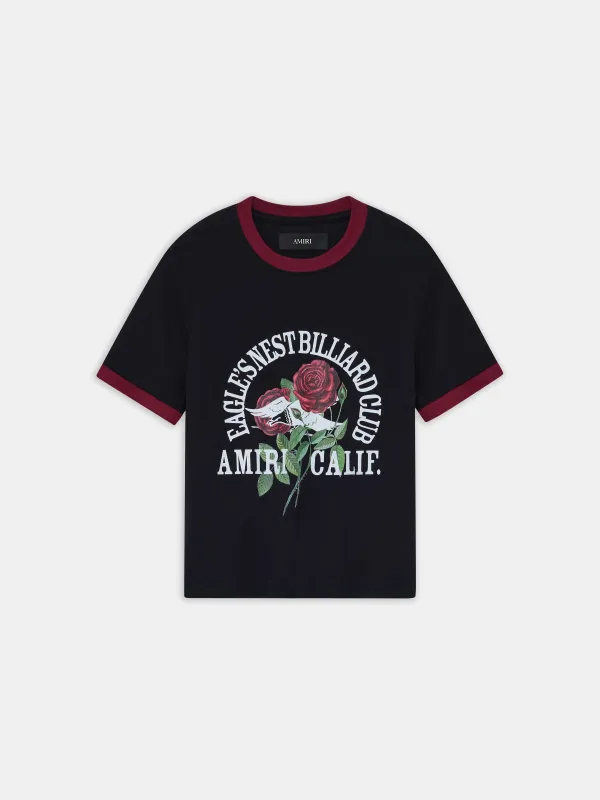 WOMEN - WOMEN'S EAGLE RINGER TEE - BLACK made by AMIRI