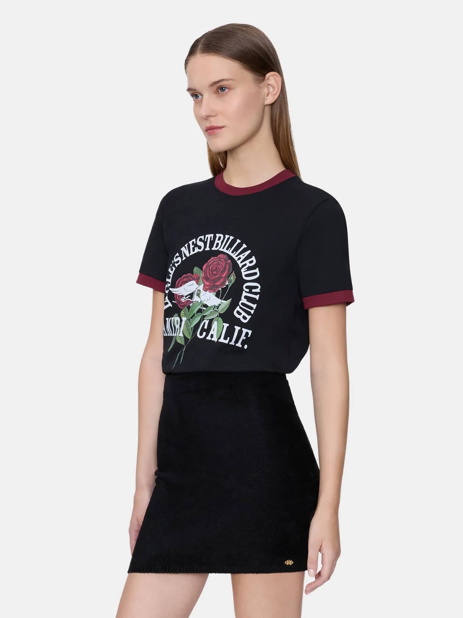 WOMEN - WOMEN'S EAGLE RINGER TEE - BLACK sold by AMIRI product image thumbnail 3