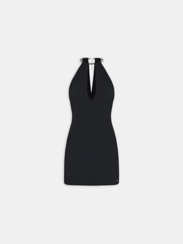 WOMEN - WOMEN'S EMBELLISHED MINI DRESS - BLACK sold by AMIRI