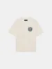 CRYSTAL OUT FOR TROUBLE OVERSIZED TEE - IVORY sold by AMIRI