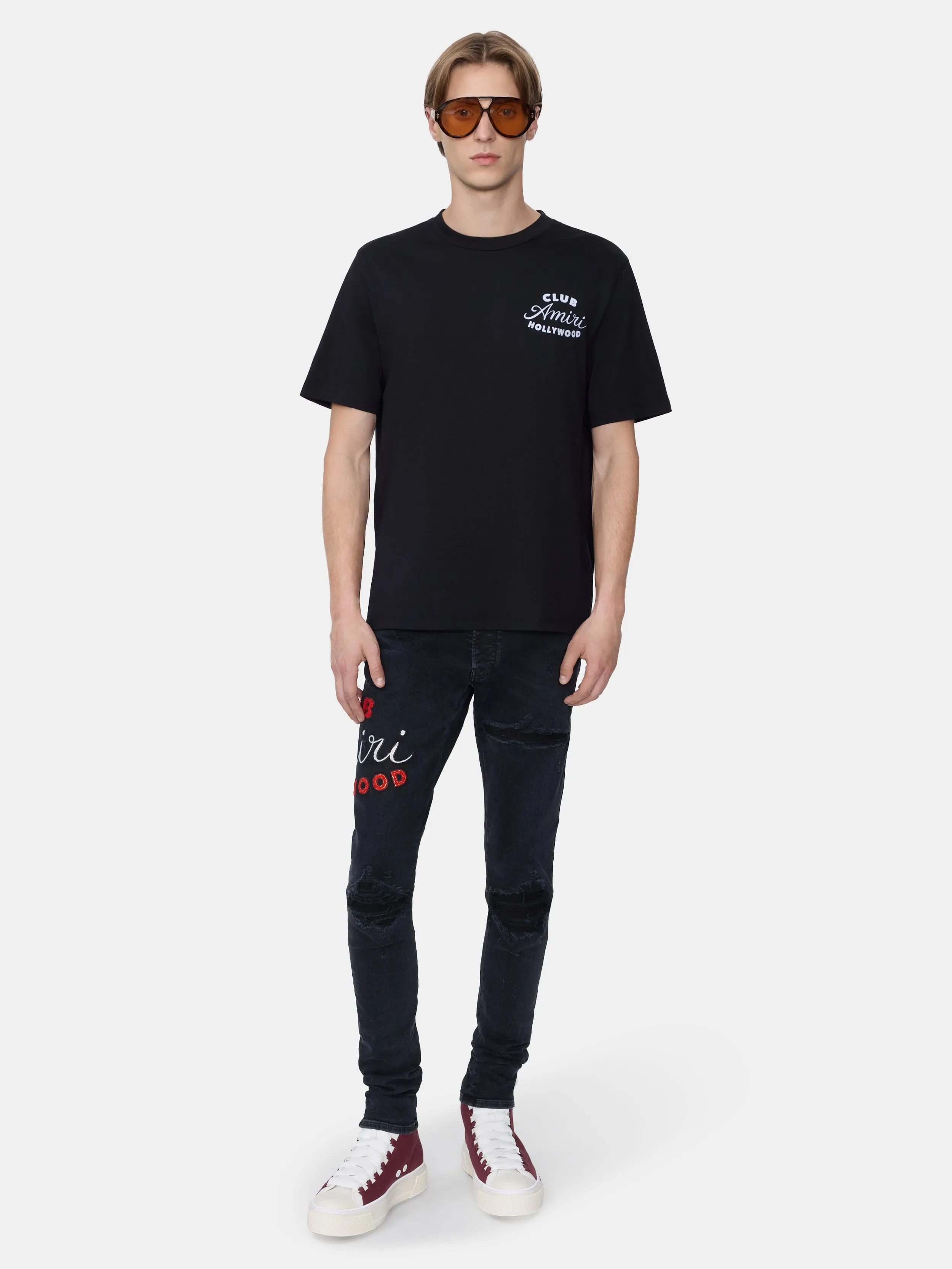 CLUB AMIRI TEE - BLACK sold by AMIRI product image thumbnail 2
