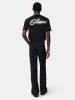 AMIRI CRYSTAL SCRIPT TEE - BLACK sold by AMIRI