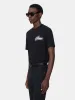 AMIRI CRYSTAL SCRIPT TEE - BLACK sold by AMIRI