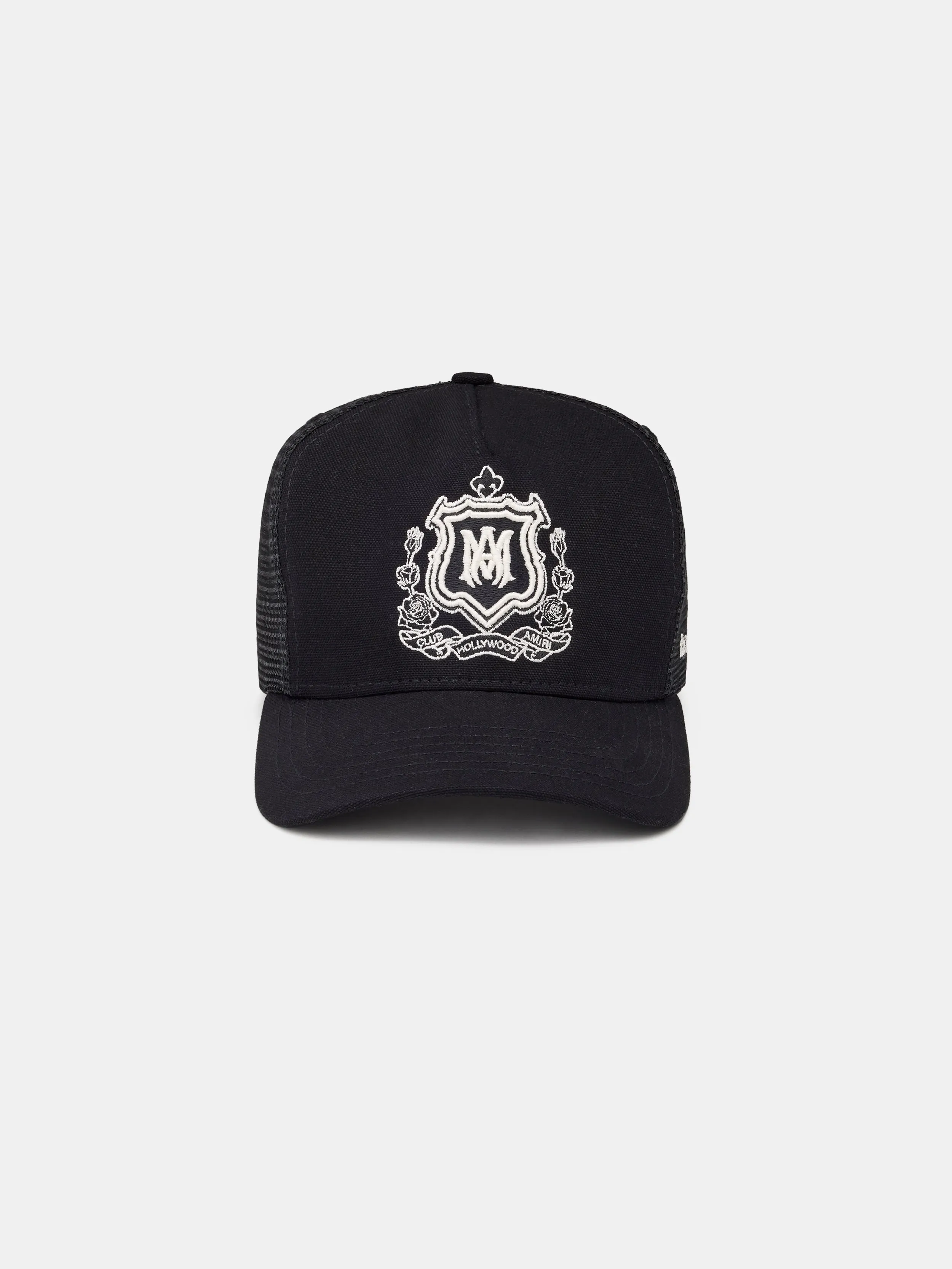 MA CREST TRUCKER HAT - BLACK sold by AMIRI