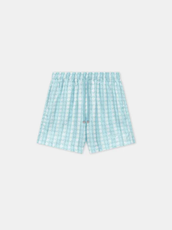 MA QUAD SHORT - Ice Blue made by AMIRI