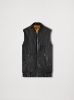 LEATHER VEST - BLACK sold by AMIRI