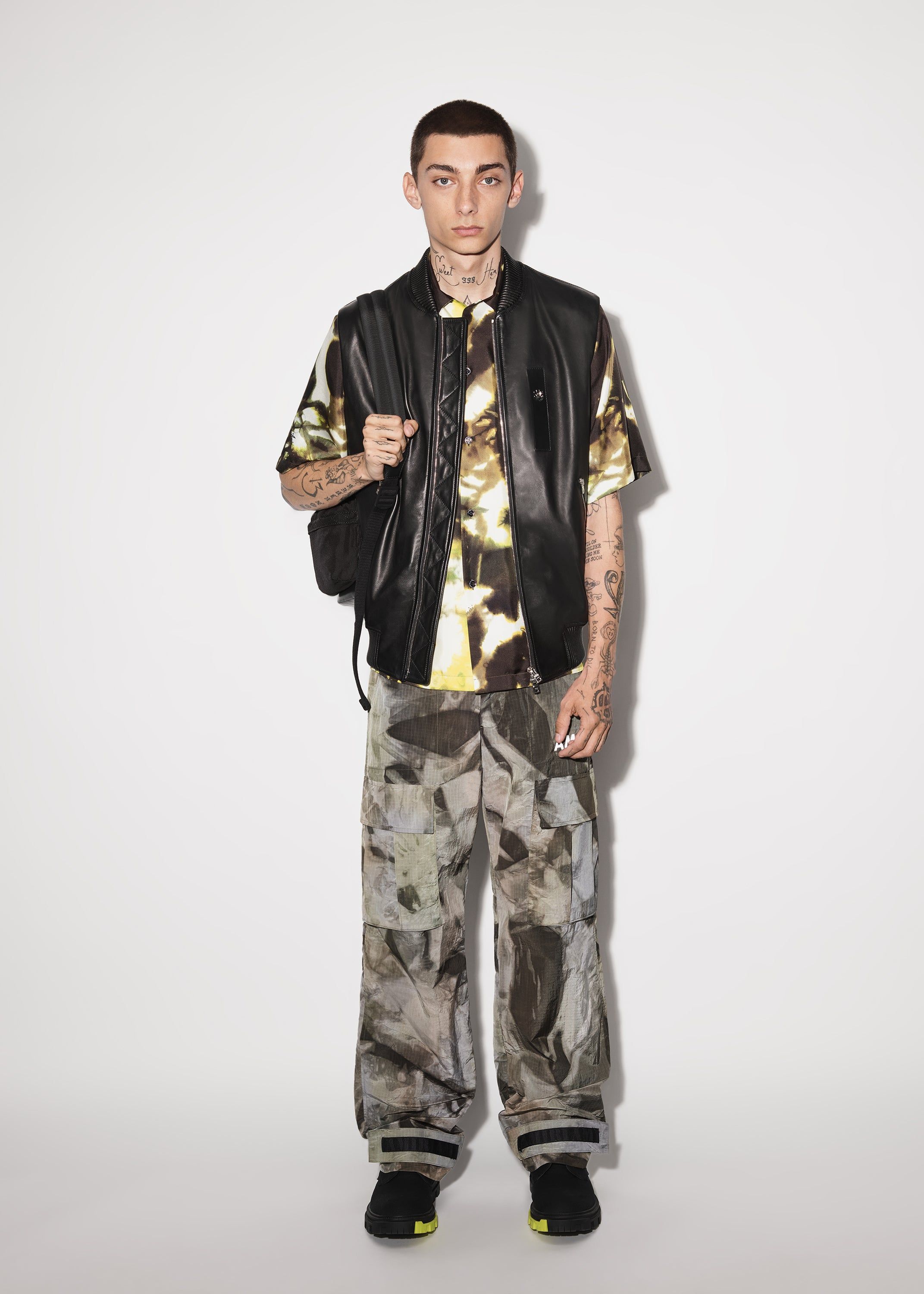 LEATHER VEST - BLACK sold by AMIRI product image thumbnail 2