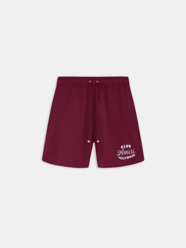 CLUB AMIRI SWIM TRUNK - WINE sold by AMIRI