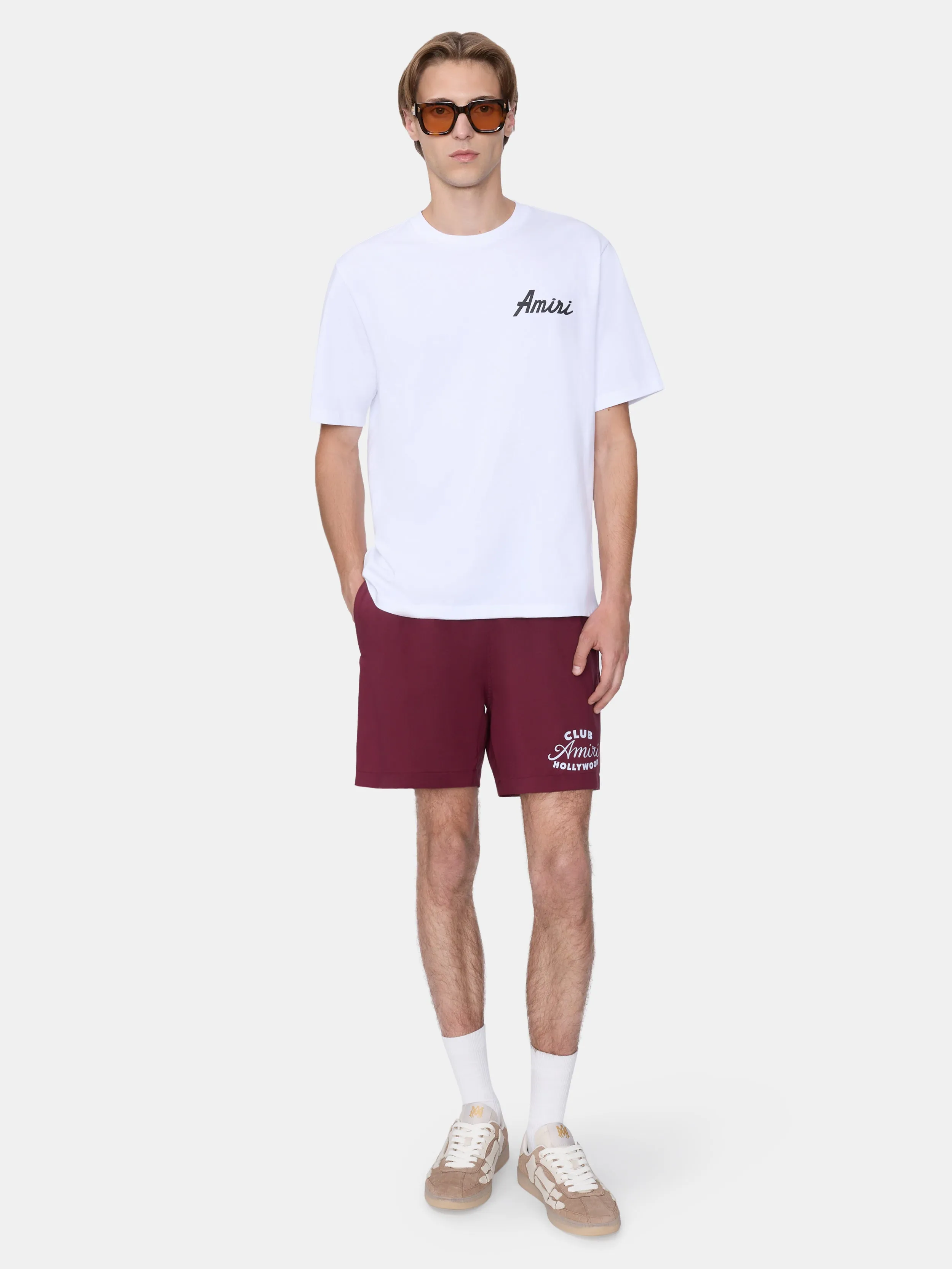 CLUB AMIRI SWIM TRUNK - WINE sold by AMIRI product image thumbnail 2