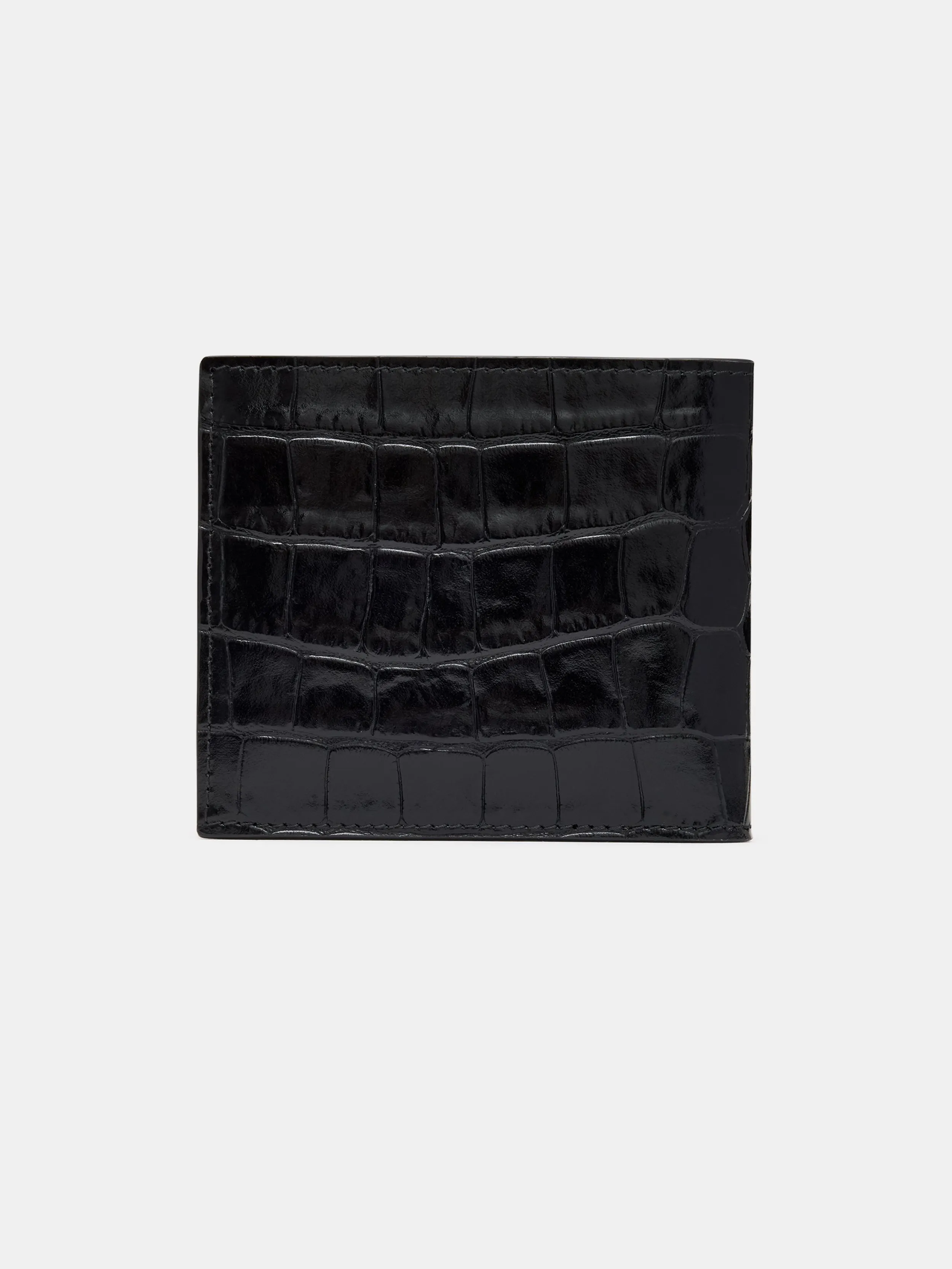 CROC EMBOSSED BIFOLD - BLACK sold by AMIRI product image thumbnail 2