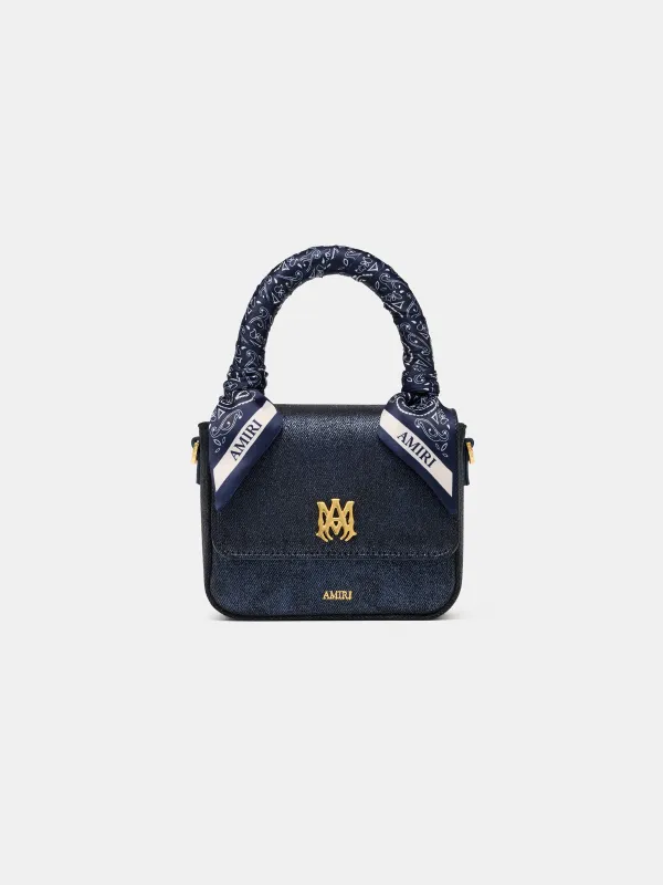 WOMEN - WOMEN'S DENIM NANO MA BAG - WET SHIMMER sold by AMIRI