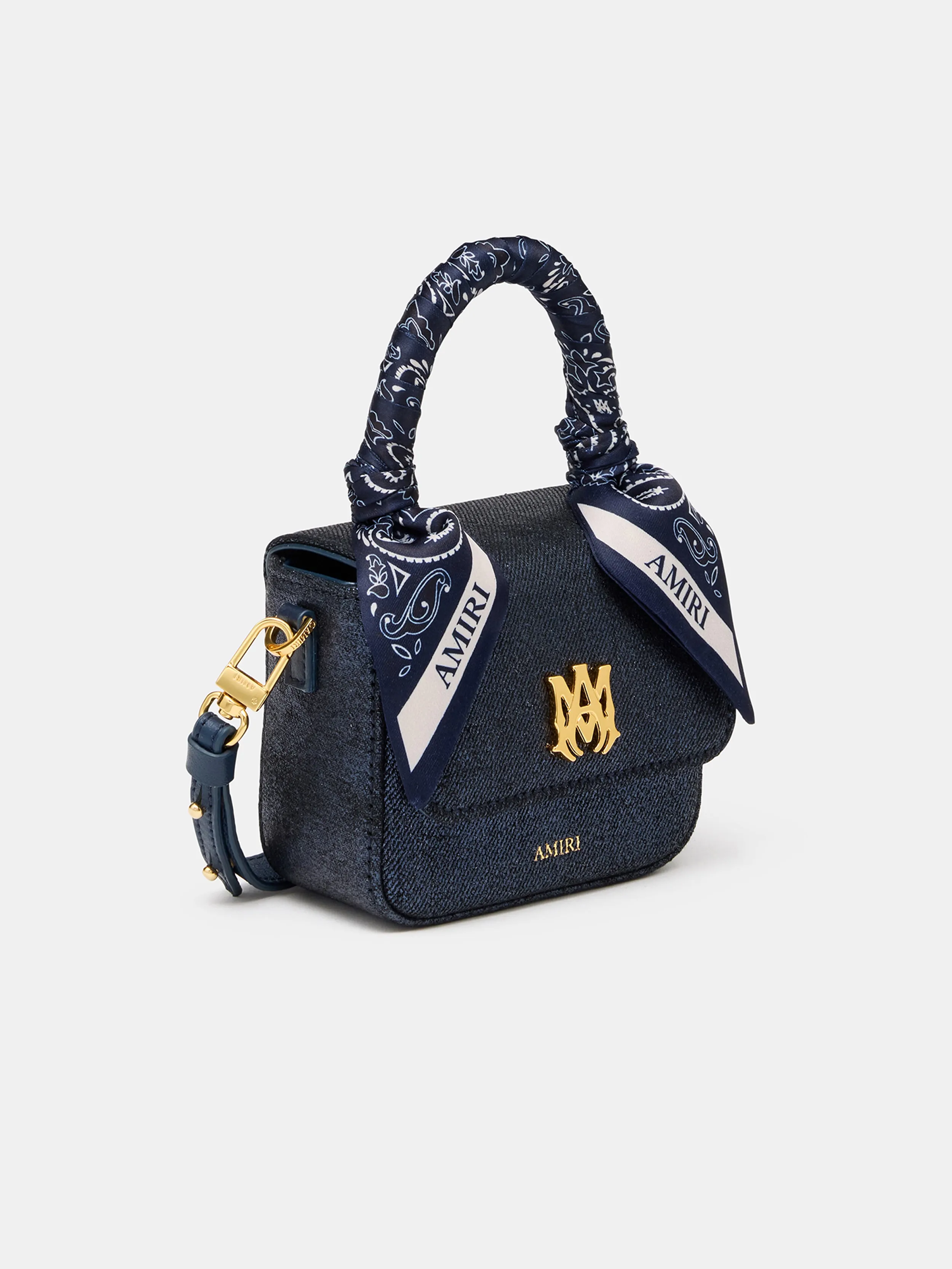WOMEN - WOMEN'S DENIM MICRO MA BAG - WET SHIMMER sold by AMIRI product image thumbnail 3