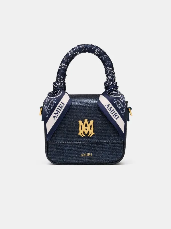 WOMEN - WOMEN'S DENIM MICRO MA BAG - WET SHIMMER sold by AMIRI