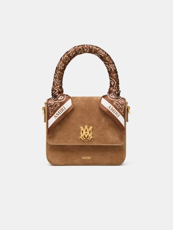 WOMEN - WOMEN'S SUEDE MICRO MA BAG - DARK BROWN sold by AMIRI