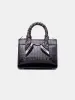 WOMEN - WOMEN'S CROC MICRO TRIANGLE BAG - BLACK sold by AMIRI
