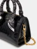 WOMEN - WOMEN'S CROC MICRO TRIANGLE BAG - BLACK sold by AMIRI