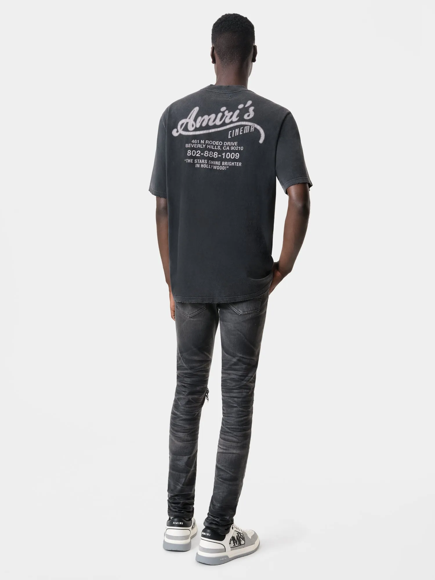 WAXED TONAL MX1 JEAN - Waxed Faded Black sold by AMIRI product image thumbnail 5