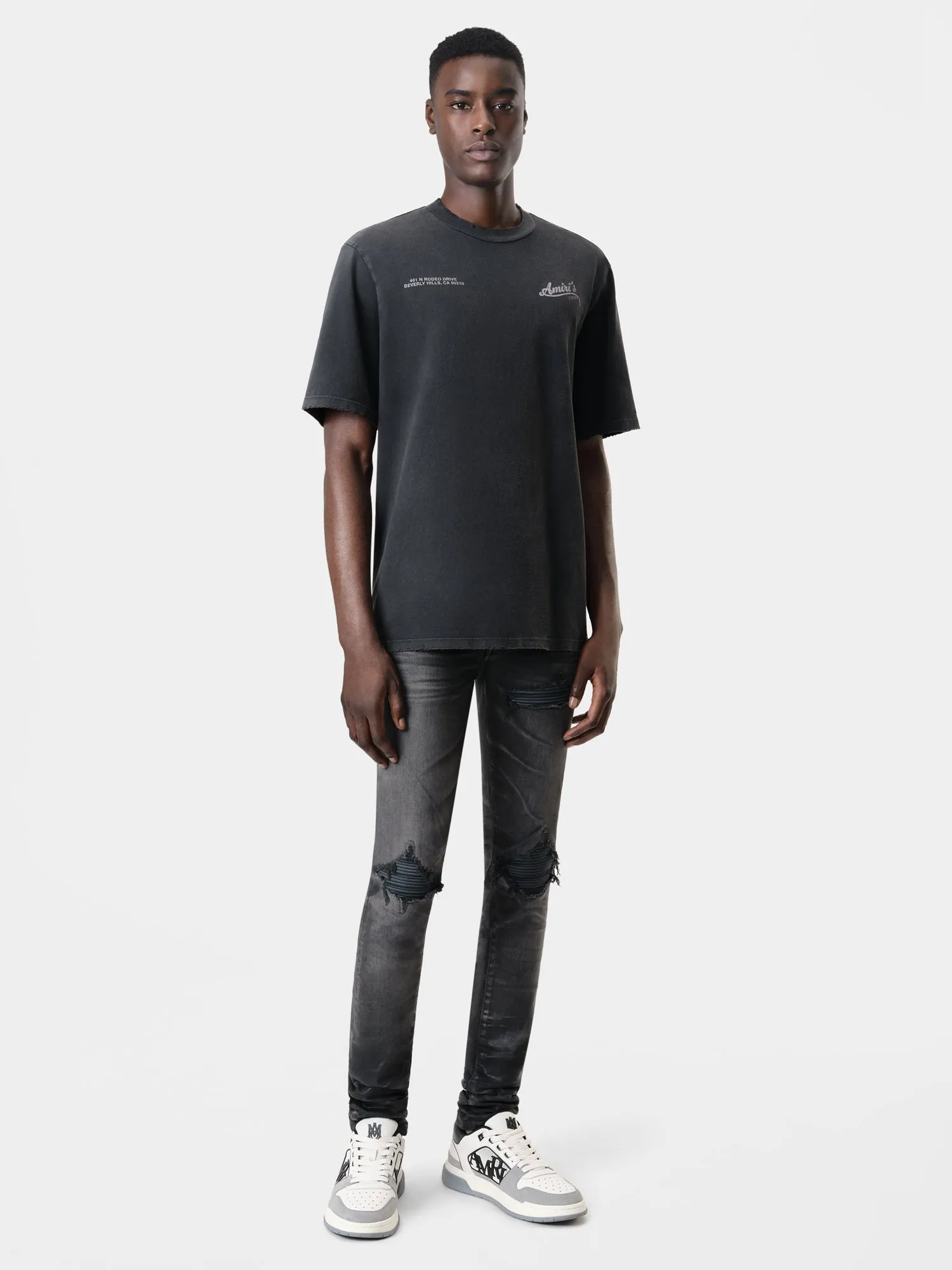 WAXED TONAL MX1 JEAN - Waxed Faded Black sold by AMIRI product image thumbnail 2