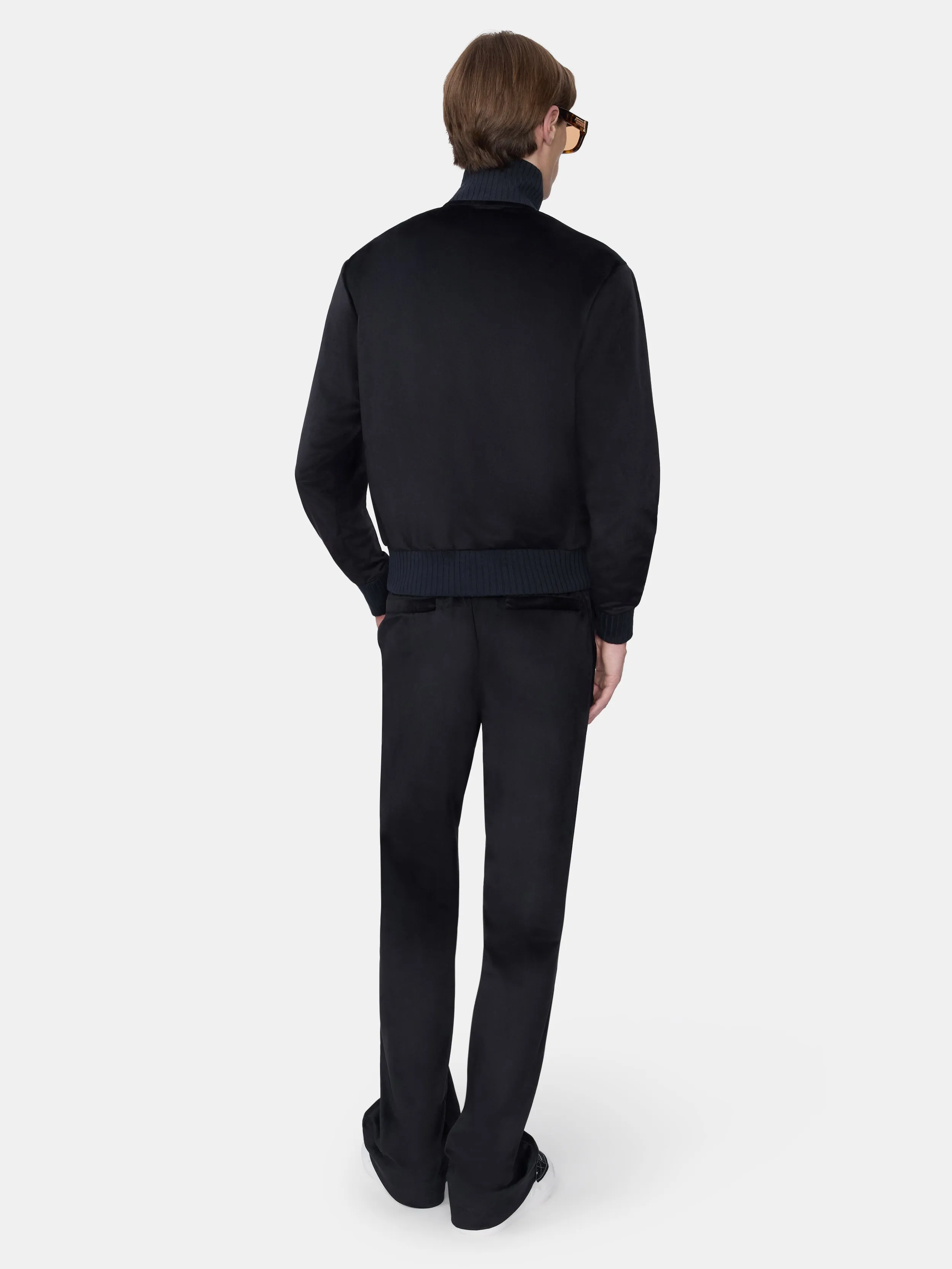 VELVET FLARE TRACK PANT - BLACK sold by AMIRI product image thumbnail 4