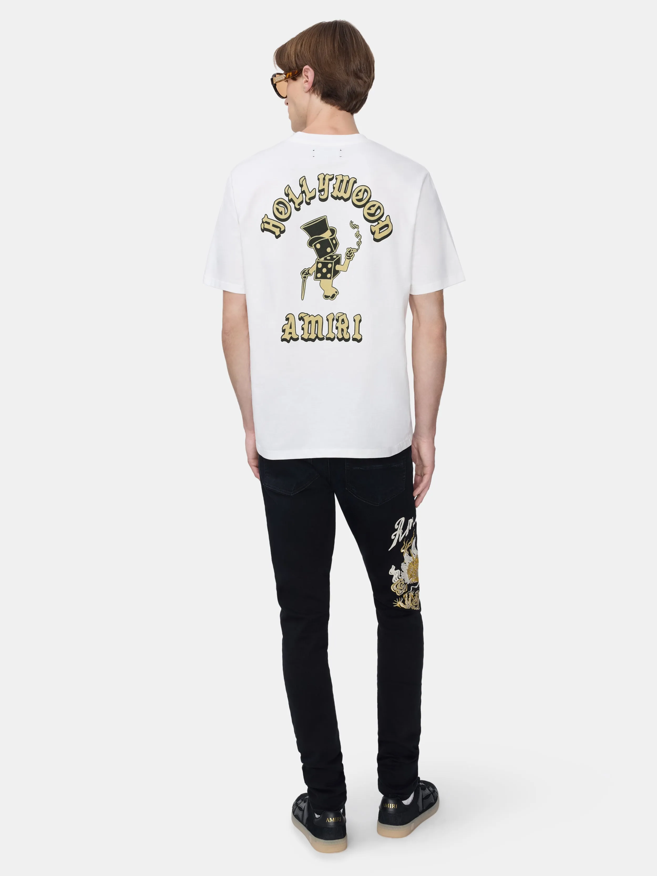 AMIRI DRAGON REPAIR SLIM JEAN - DUSK BLACK sold by AMIRI product image thumbnail 4