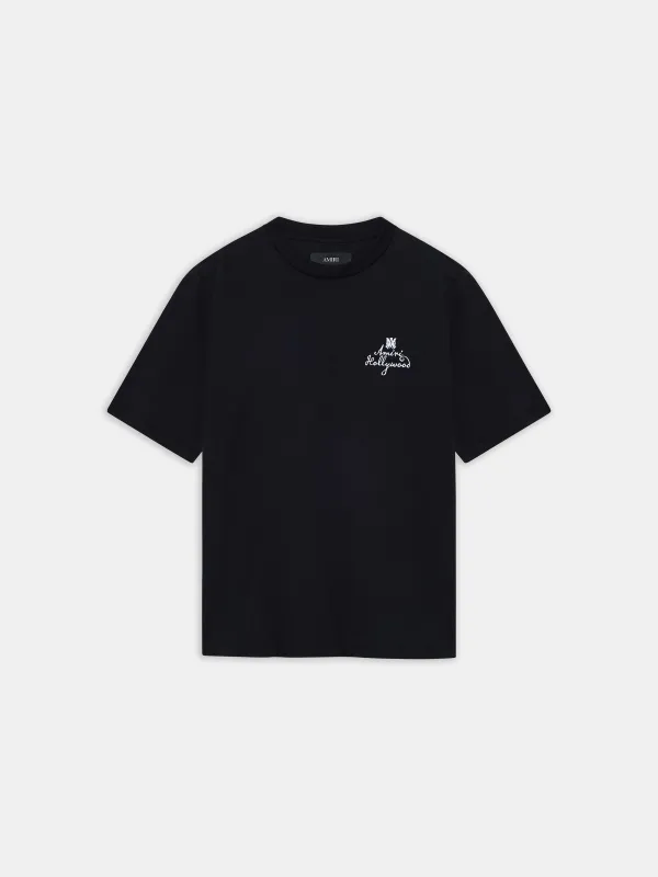 MA HOLLYWOOD TEE - BLACK sold by AMIRI