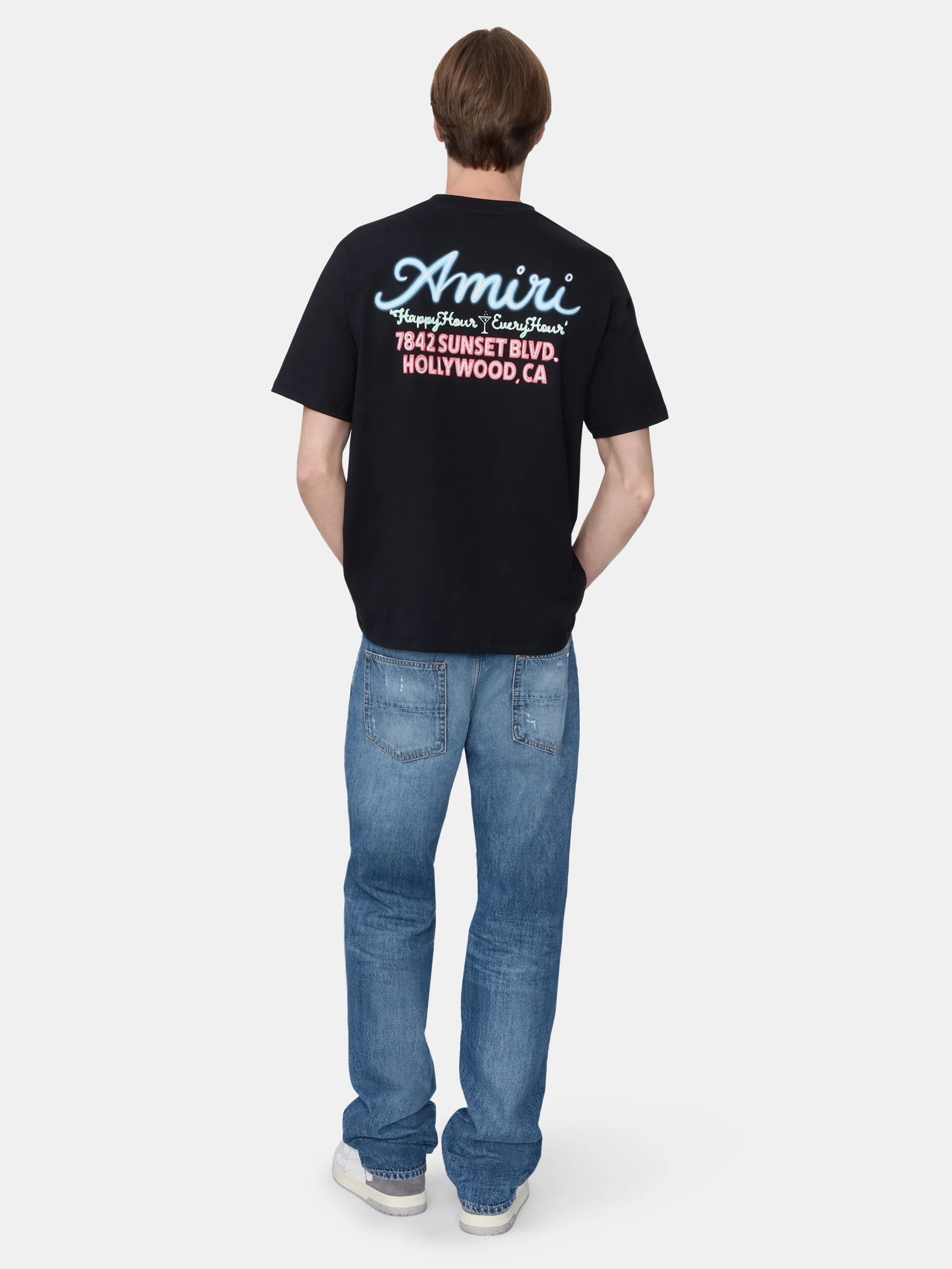 AMIRI NEON LIGHTS OVERSIZED TEE - BLACK sold by AMIRI product image thumbnail 4