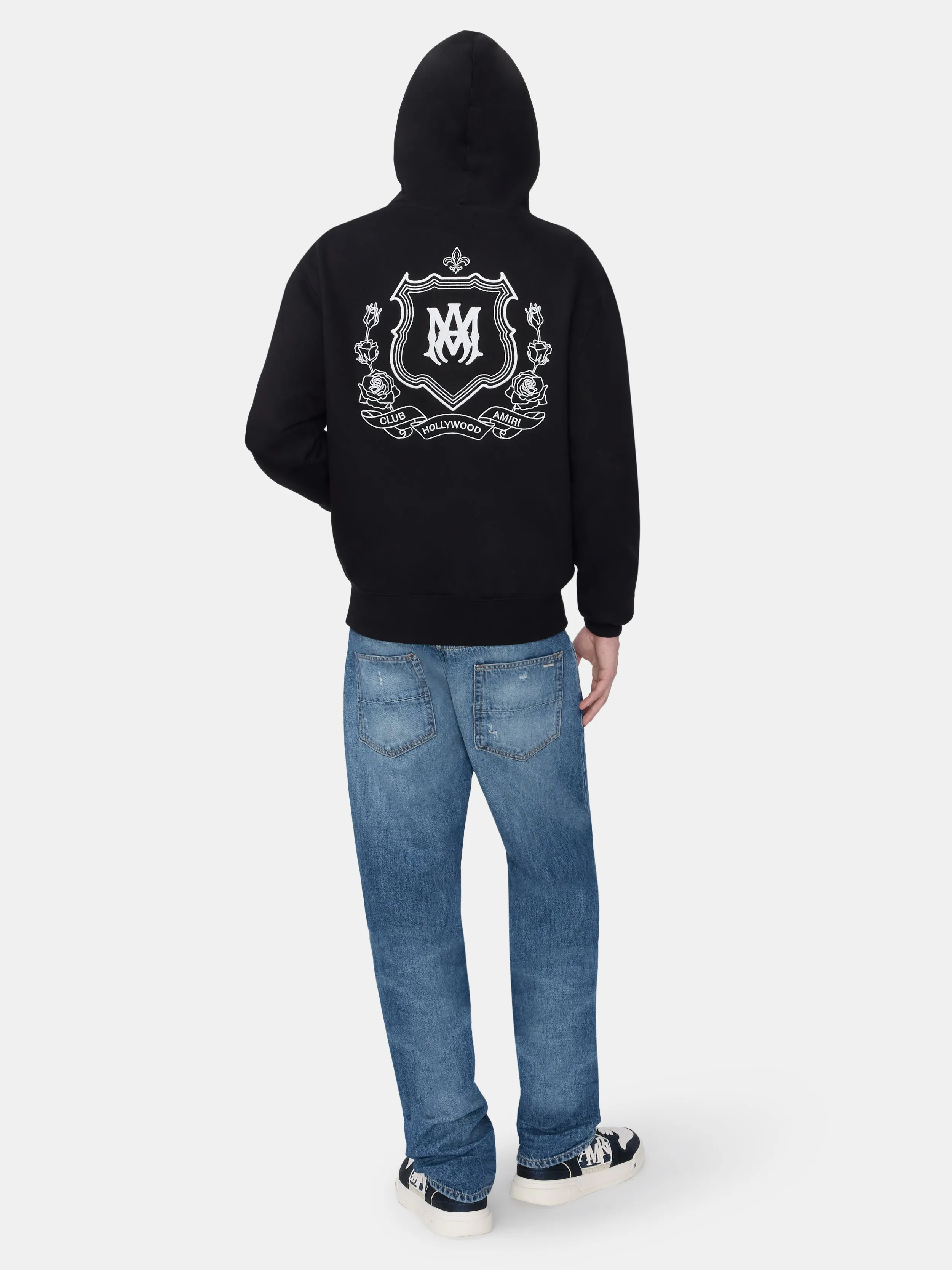 MA CREST ZIP HOODIE - BLACK sold by AMIRI product image thumbnail 4